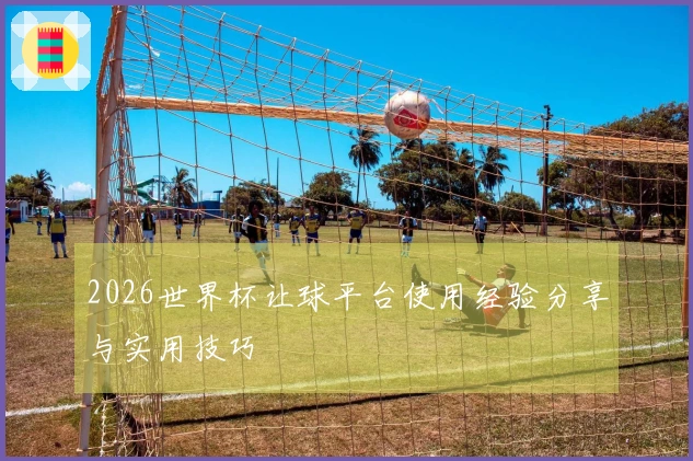 2026世界杯让球平台使用经验分享与实用技巧